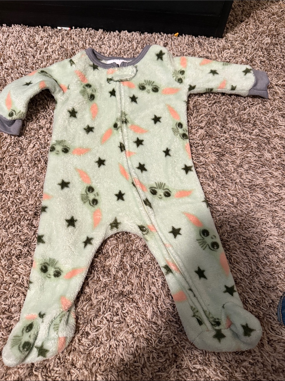 Cozy Star Wars Fleece Baby One-Piece Footed Pajamas